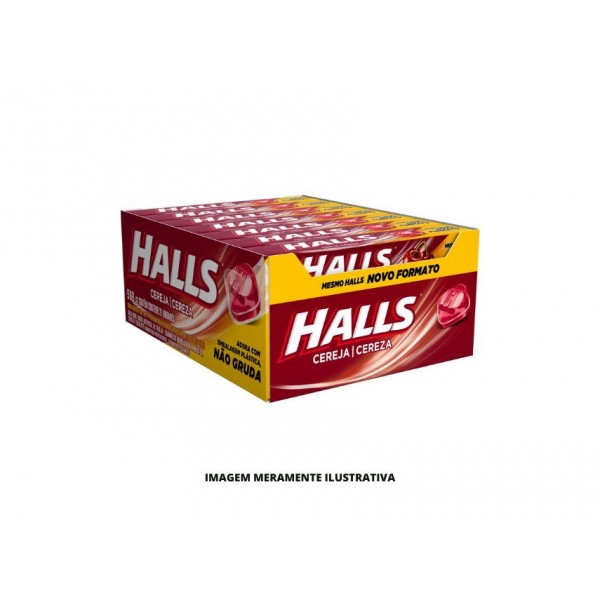 BALA - HALLS - 27,5g CEREJA - DP21